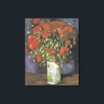 Toile Vase avec des pavots rouges par Vincent van Gogh<br><div class="desc">Vase with Red Poppies est une huile de 1886 sur toile peinte par Vincent van Gogh pendant la période qu'il a passée à Paris — la peinture a été faite quatre ans avant sa mort en 1890. Vincent van Gogh (1853 - 1890) était un peintre postimpressionniste hollandais qui, en un...</div>