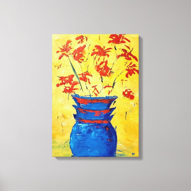 Toile Vase bleu (Recto)