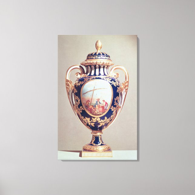 Toile Vase de Sevres, milieu du 18ème siècle (Recto)