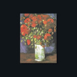 Toile Vase par Red Poppies Vincent van Gogh<br><div class="desc">Vase with Red Poppies est une huile de 1886 sur toile peinte par Vincent van Gogh pendant la période qu'il a passée à Paris — la peinture a été faite quatre ans avant sa mort en 1890. Vincent van Gogh (1853 - 1890) était un peintre postimpressionniste hollandais qui, en un...</div>
