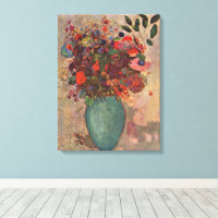 Vase turc par Odilon Redon, Art floral vintage