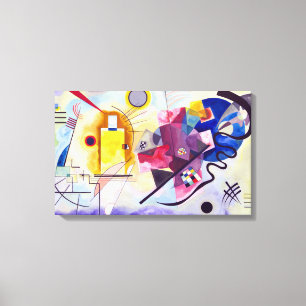 Toile Vassili Kandinsky jaune-rouge-bleu