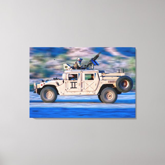 Toile VÉHICULE ROULÉ À HAUTE MOBILITÉ 24x36 (Recto)