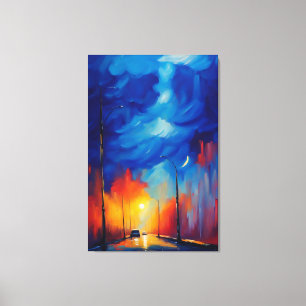 Toile Veilleuse peinture à l'huile