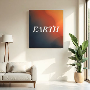 Toile Veine minérale - Gradient organique terrestre