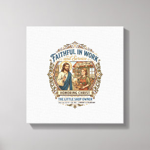 Toile Vendeur d'artisanat Jésus Etsy Fabricant de chemis