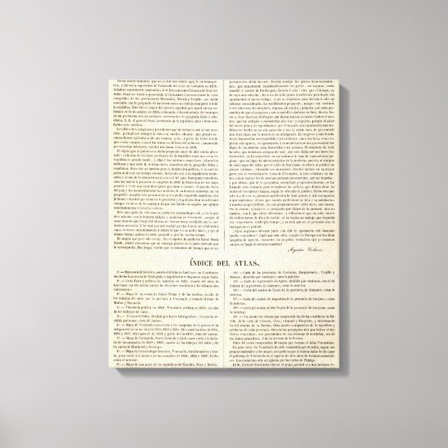 Toile Venezuela (Recto)
