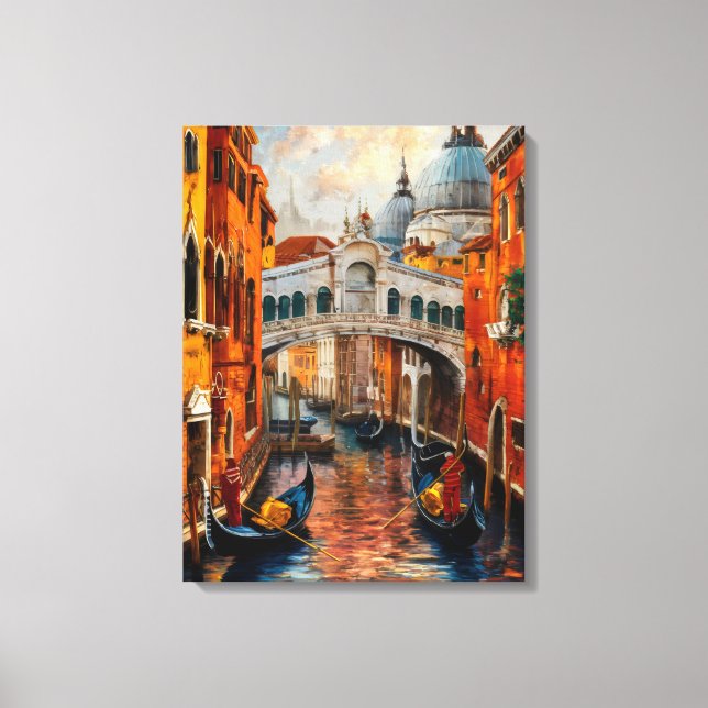 Toile Venise, Italie Belle peinture Cadeau (Recto)