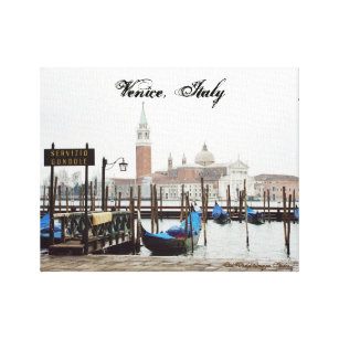 Toiles Canevas Gondole Venise Zazzle Fr