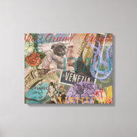 Venise Italie Voyage Vintage Joli Art Coloré