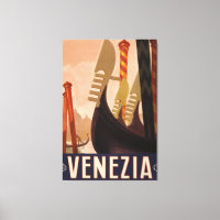 Venise Vintage affiche de voyage italien