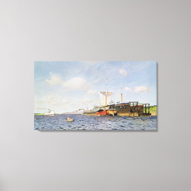 Toile Vent frais sur la Volga, 1895 (Recto)