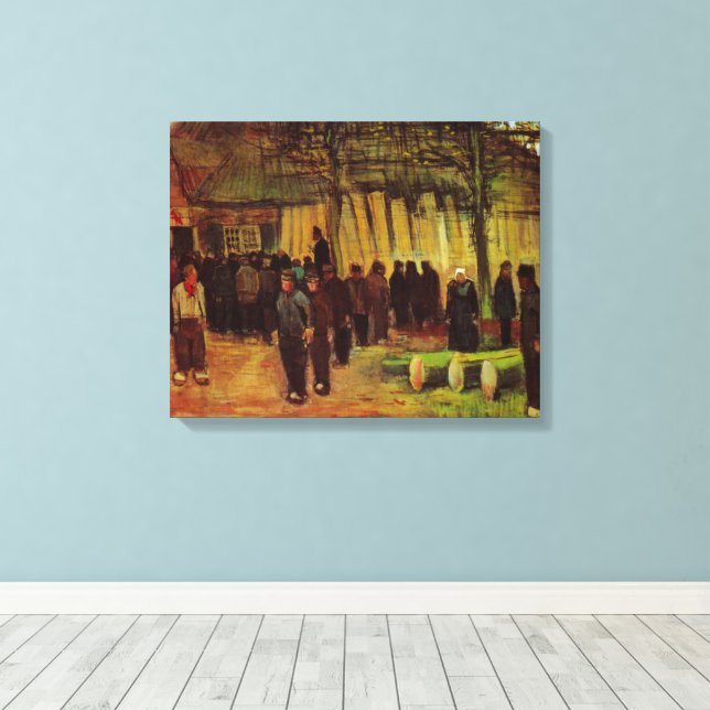 Toile Vente de bois par Vincent van Gogh (Insitu (Plancher de Bois))