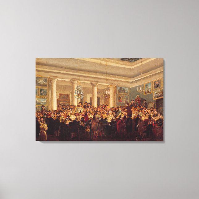Toile Vente publique à l'hôtel Bullion (Recto)