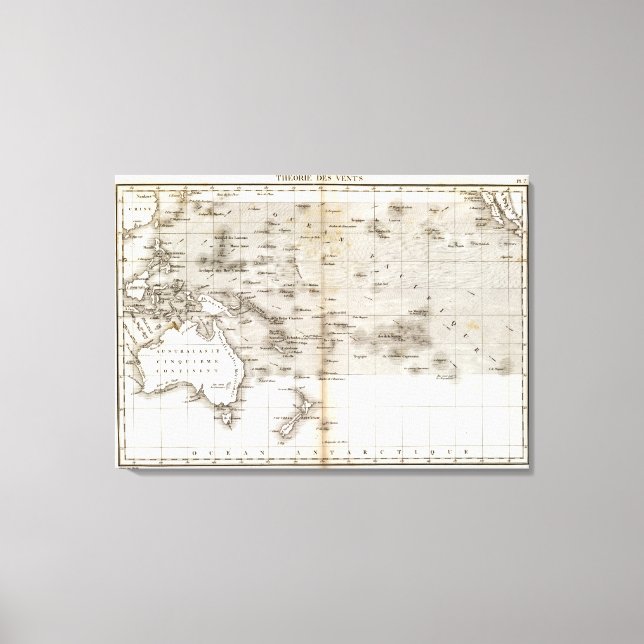 Toile Vents Ocean Pacifique (Recto)