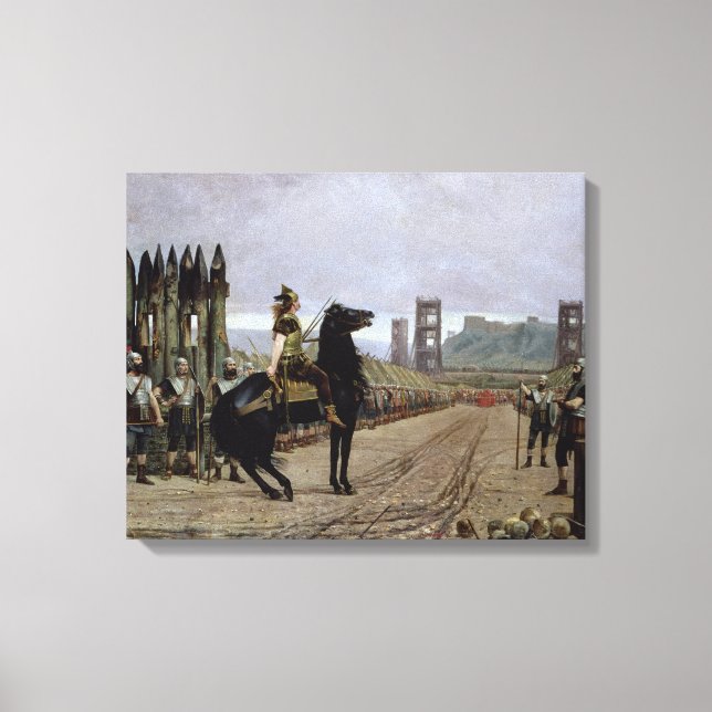 Toile Vercingetorix avant César, 52 avant JC, 1886 (Recto)