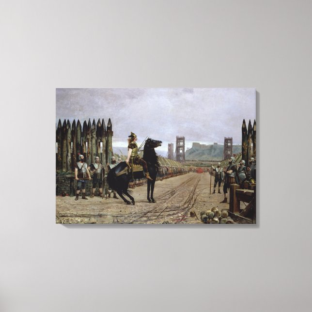 Toile Vercingetorix avant César, 52 avant JC, 1886 (Recto)