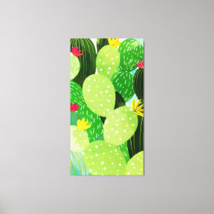 Toile Verdure d'été rustique Parties scintillant succule