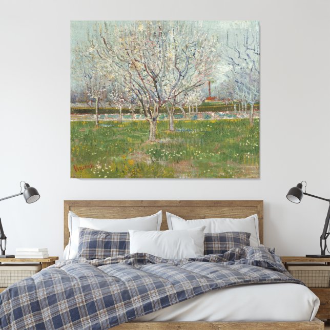 Toile Verger en fleurs - Vincent van Gogh (Insitu(Chambre))