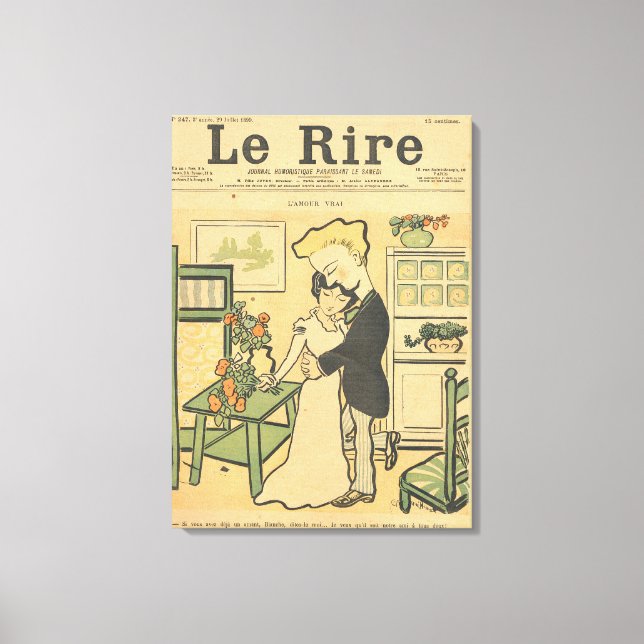 Toile Véritable Amour (Recto)