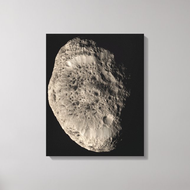 Toile Véritable mosaïque de couleur de la lune de Saturn (Recto)