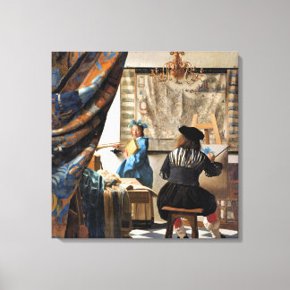 Toile Vermeer - L'art de la peinture
