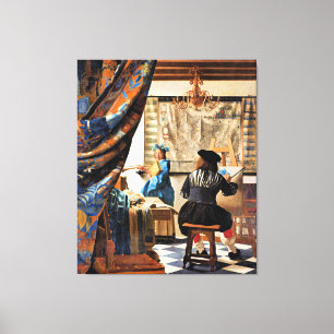 Toile Vermeer - L'art de la peinture