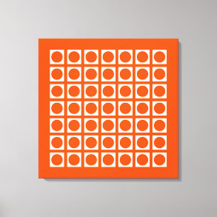 Toile Vermillion Elegant Grid Points