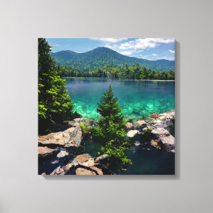 Toile Vermont Belle Cristal Clear Lake Montagnes