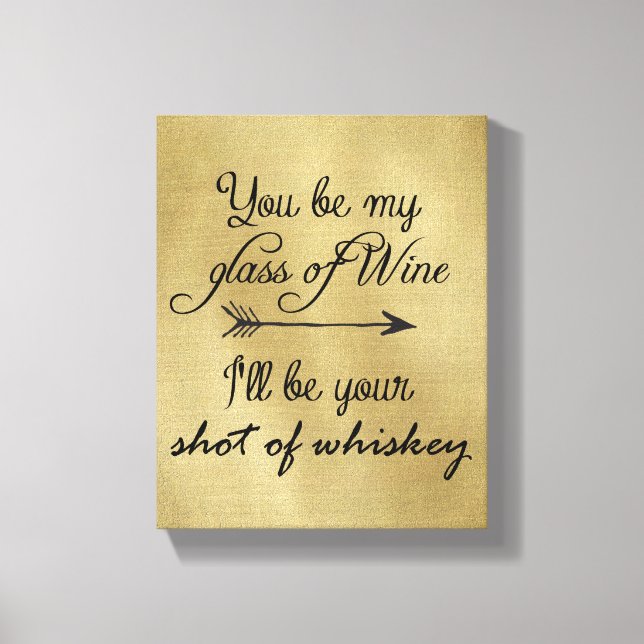 Toile Verre de vin prise de Whiskey (Recto)