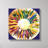 Verre Feuilles Pearl Moderne Art Canvas Imprimer