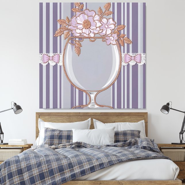 Toile Verre Lavande Vintage  (Insitu(Chambre))
