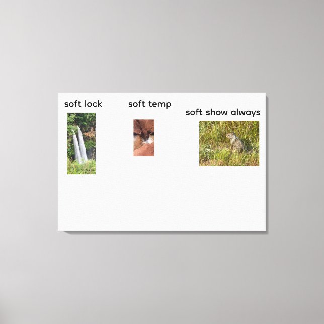 Toile verrouillage souple (Recto)