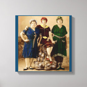 Toile vers 1910 Atlantic City beautés de bain RPPC