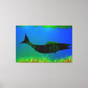 Toile Vers le bas sous la peinture de Digitals sur la to