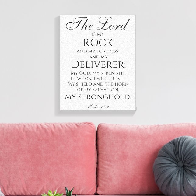 Toile Verset biblique chrétienne inspirant (Insitu(Salon))