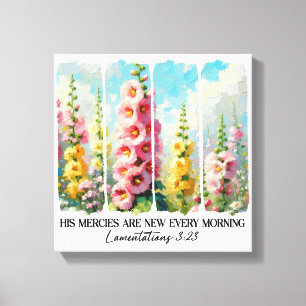 Toile Verset biblique chrétienne inspirant