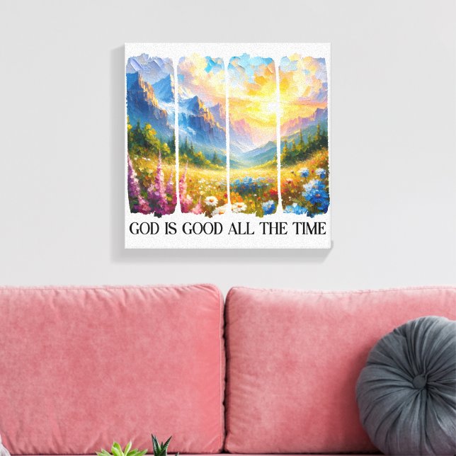 Toile Verset biblique chrétienne inspirant (Insitu(Salon))