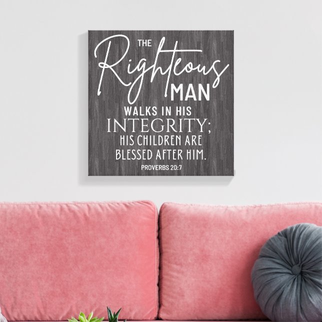 Toile Verset biblique chrétienne inspirant (Insitu(Salon))