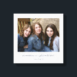 Toile Verset moderne simple | Photo des petits enfants<br><div class="desc">Cette toile photo simple et moderne comporte un modèle photo et un couplet : "Les petits-enfants sont un cadeau du Seigneur." Vous pouvez customiser le texte,  si désiré,  pour n'importe quelle utilisation!</div>