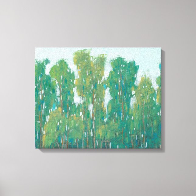 Toile Vert forestier II (Recto)