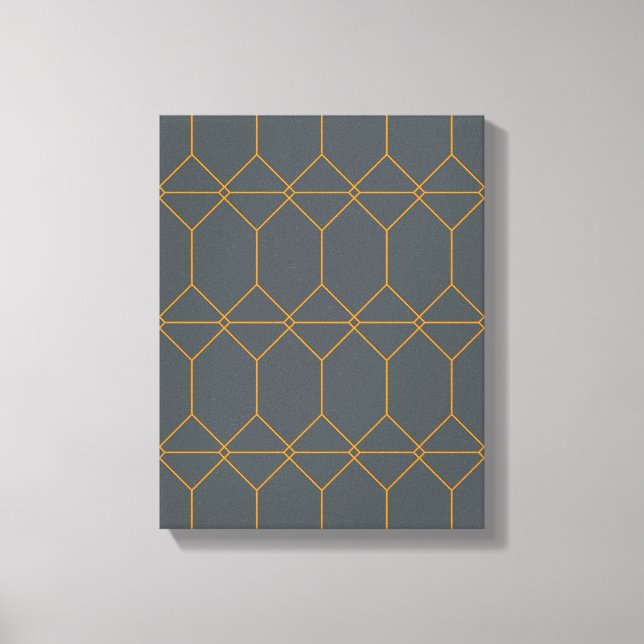 Toile Vert, or, simple, rétro, élégante illustration (Recto)