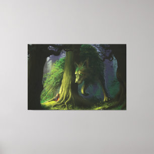 Toile Vert sauge moderne et discret Géométrique Abstrait
