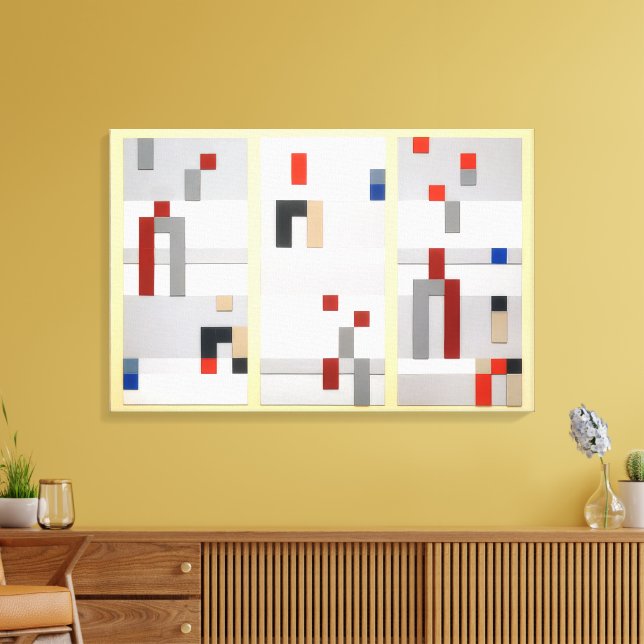 Toile Vertical Horizontal | Sophie Taeuber-Arp | (Insitu(Salon))
