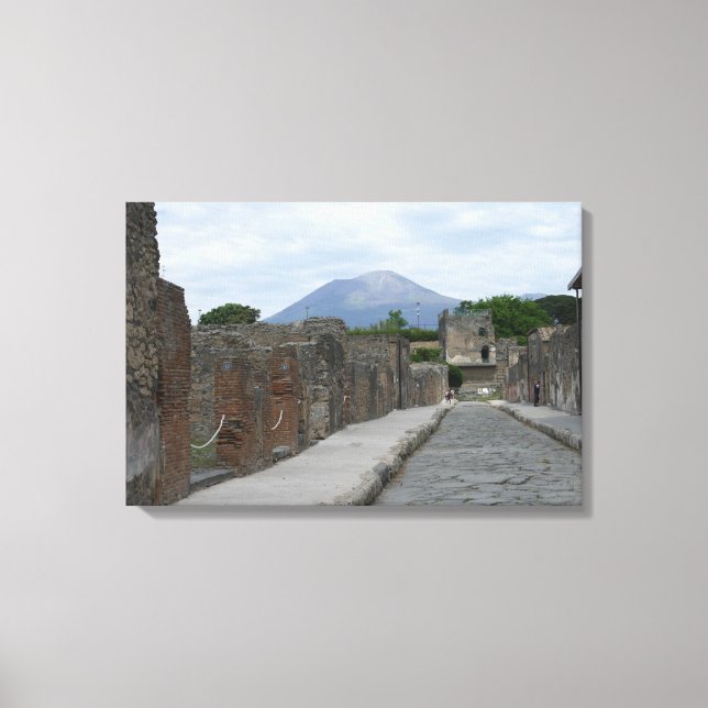 Toile Vésuve-Pompéi (Recto)