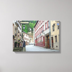 Toile Vianden, Scène de rue Luxembourg