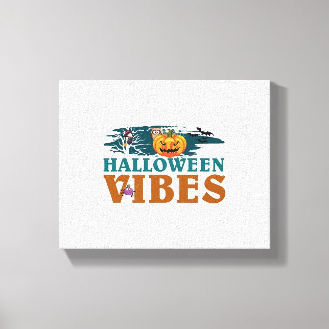 Toile Vibes d'Halloween (Recto)