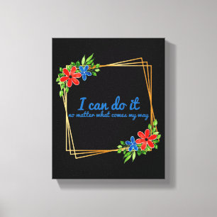 Toile vibes positives affirmations pour le travail