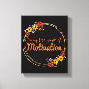 Toile vibes positives mots pour la motivation