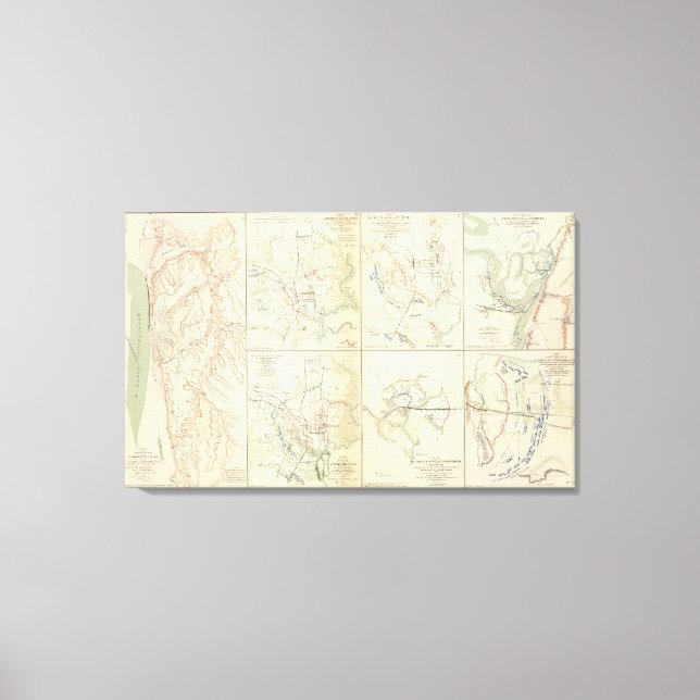 Toile Vicksburg, Jackson, pont Big Black River (Recto)